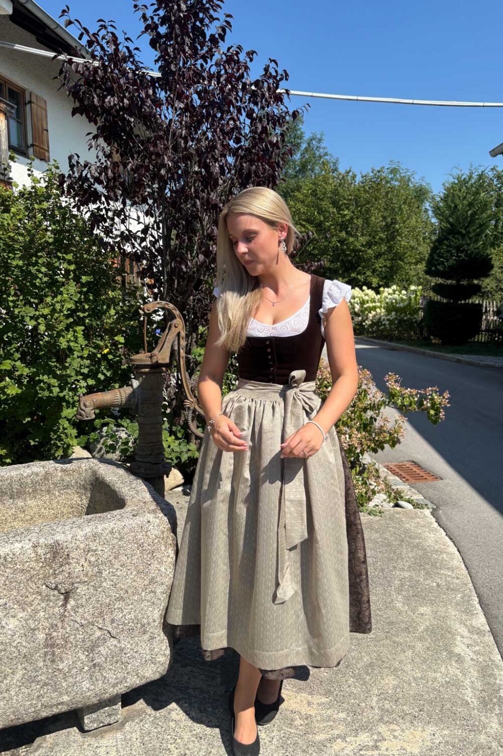 Dirndl "Pillersee" braun